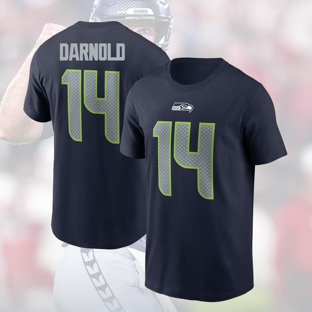❤️‍🔥HOTDEAL! 2025 Sam Darnold #14 Seattle Name & Number Gift For Fans Fastship gallery