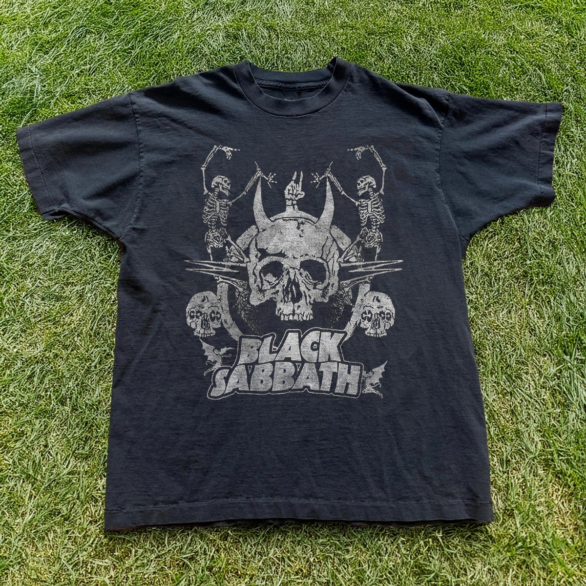 Black Sabbath Dancing Skeletons Black T-shirt Size S-5XL gallery