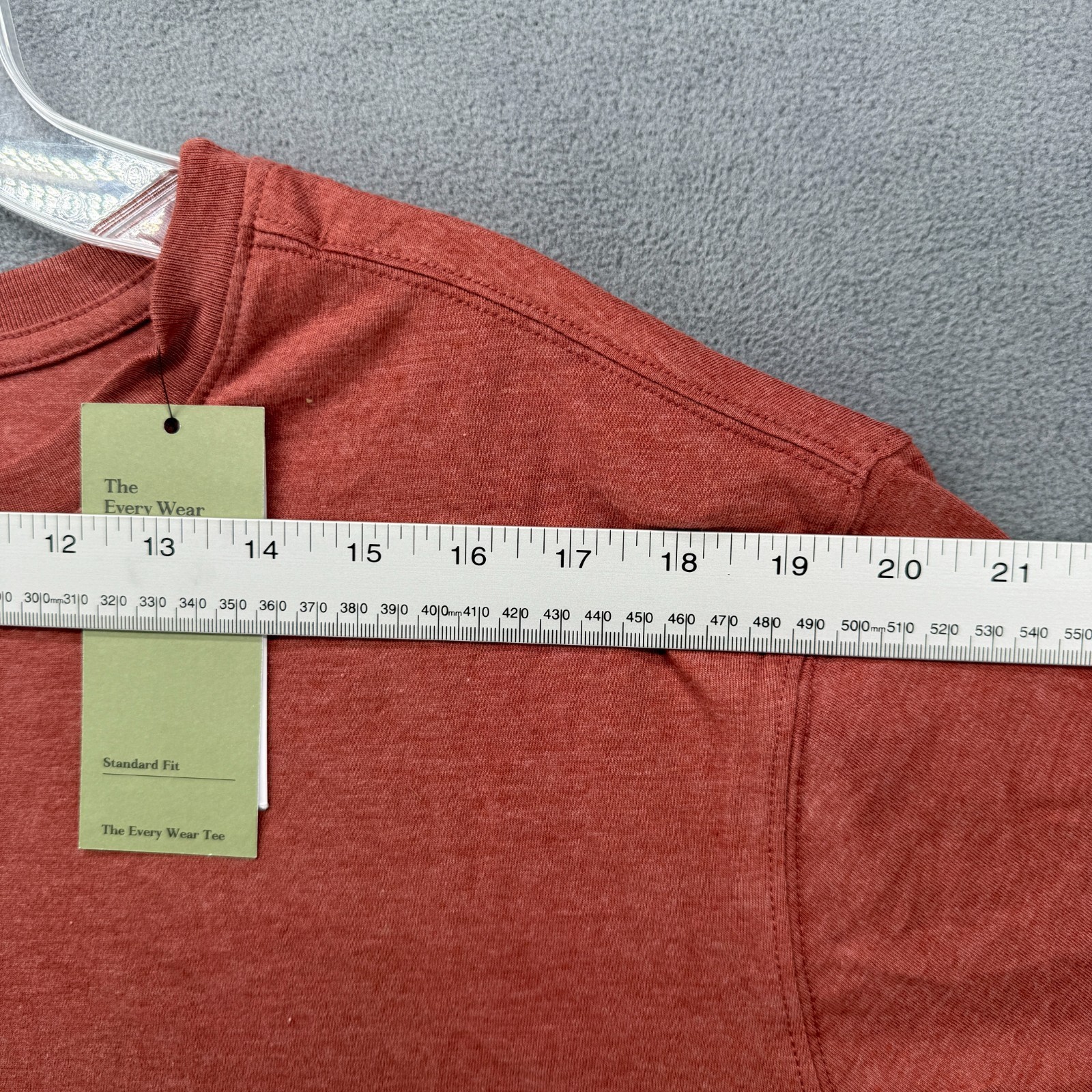 Goodfellow T-Shirt Mens XL Burnt Orange Standard Fit Crew Neck Everyday Wear Tee gallery