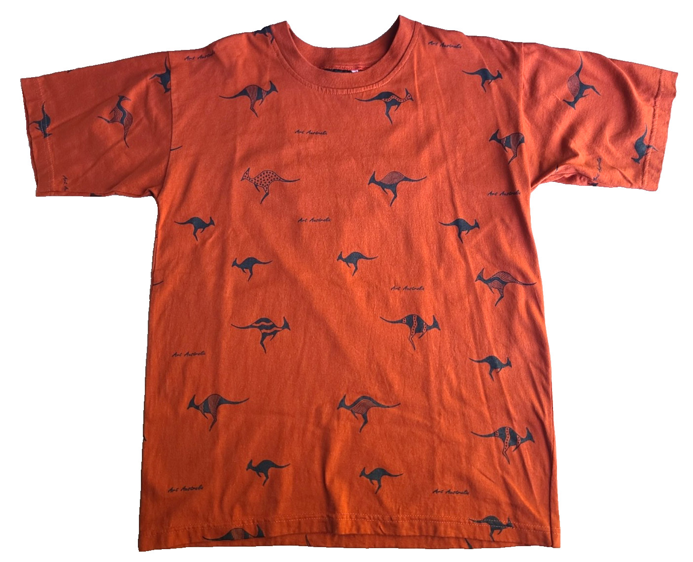 Vtg Kangaroo Art Australia Animal SAFARI Mens M T Shirt USA 1990s Tee gallery