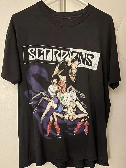 Scorpions Cotton Black Unisex T-shirt Reprint S-5XL Full Size gallery