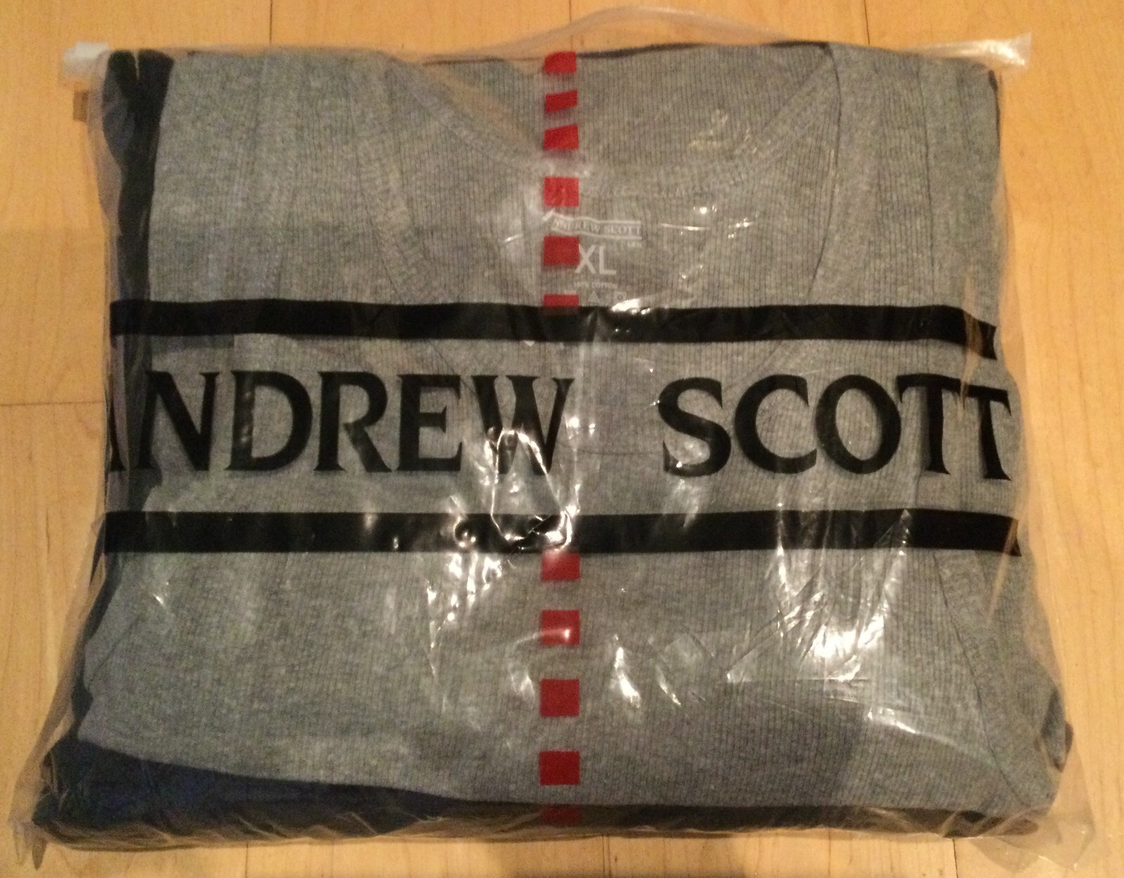 Andrew Scott •Men’s 9-Pack COTTON UNDERSHIRTS•Tank Top •Navy•Black•Gray •XL •NEW