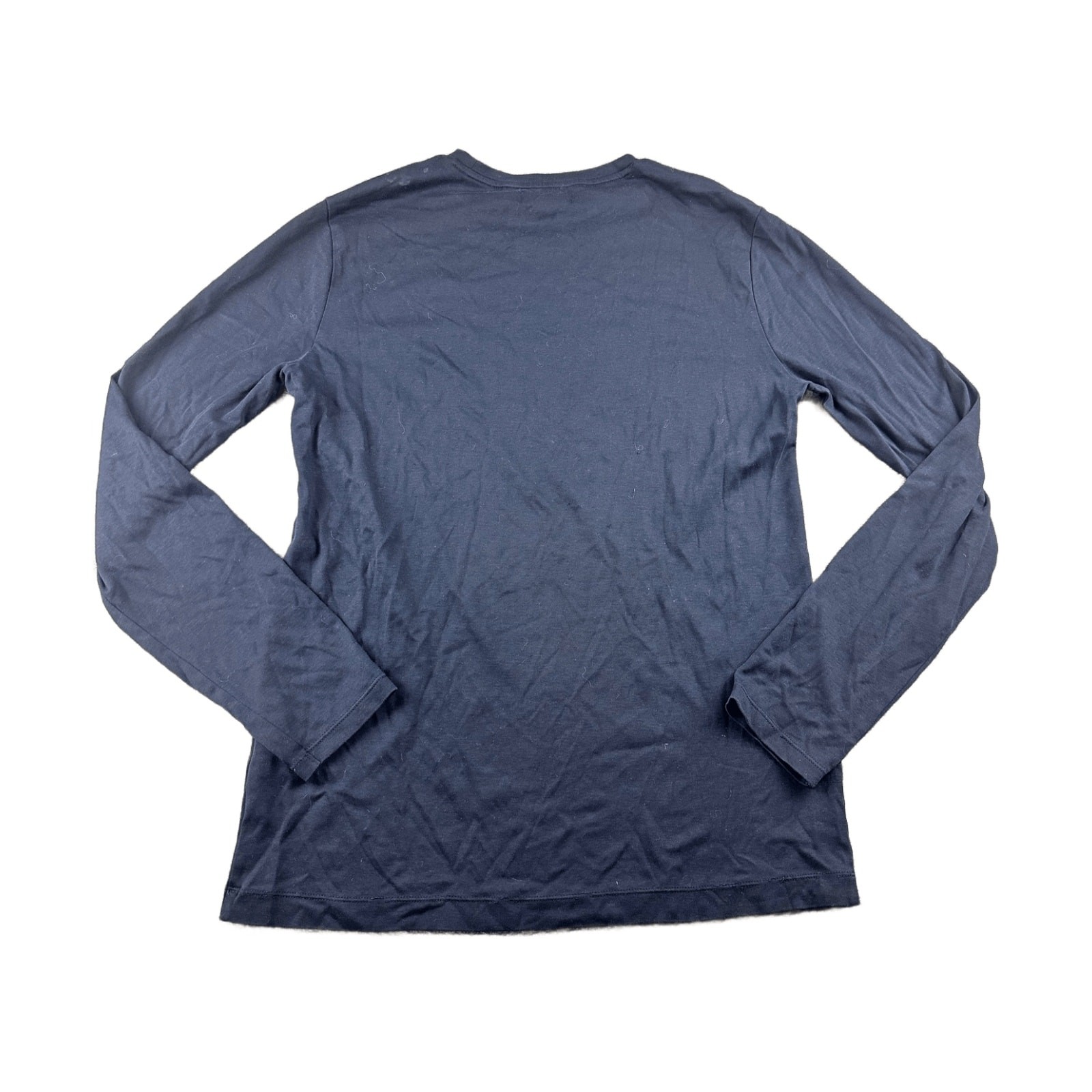 Banana Republic Long Sleeve T-Shirt Men M Tall Blue Luxury Touch Cotton Preppy gallery