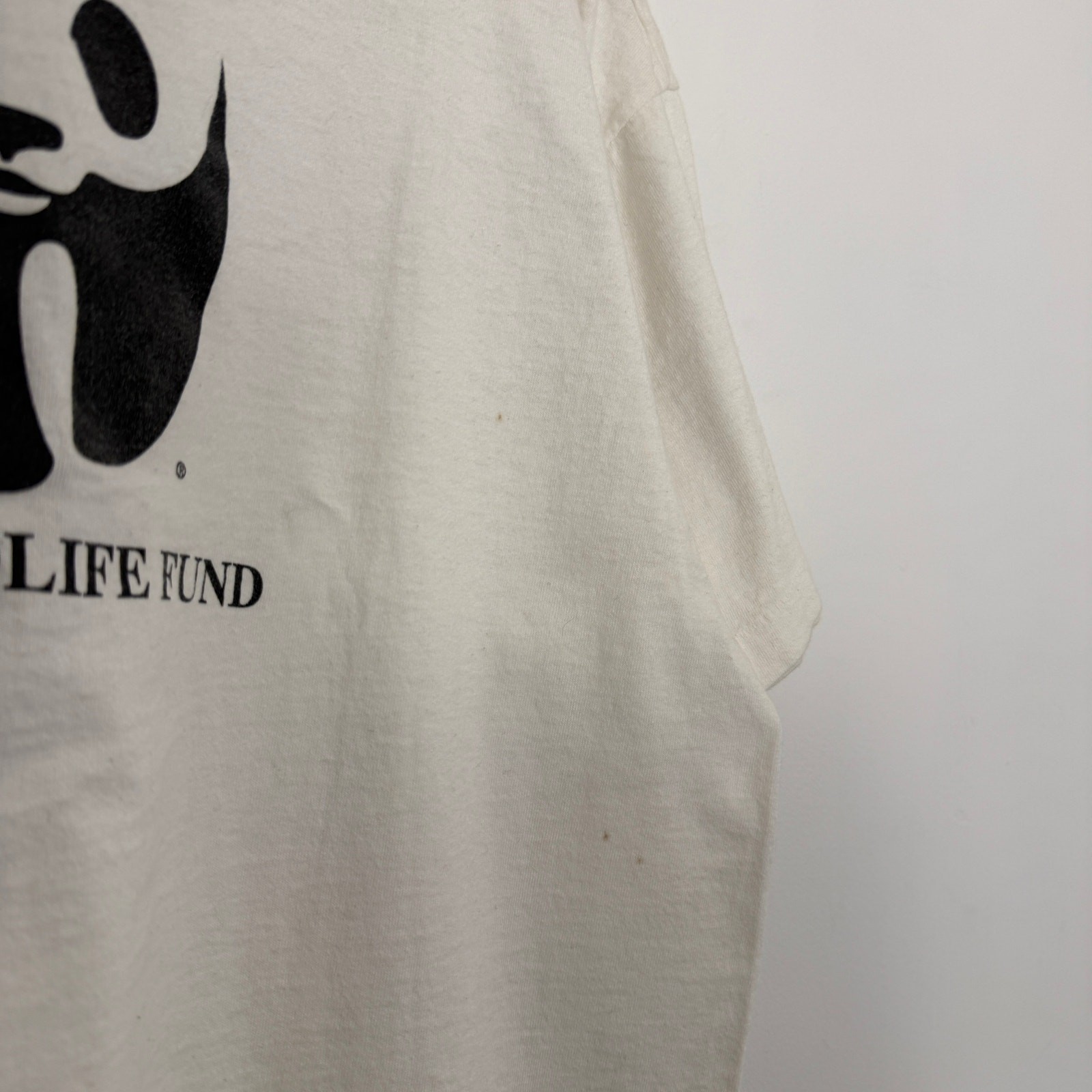 Vintage 90s WWF World Wildlife Fund Earth Animal Pocket Tee Shirt Single Stitch gallery