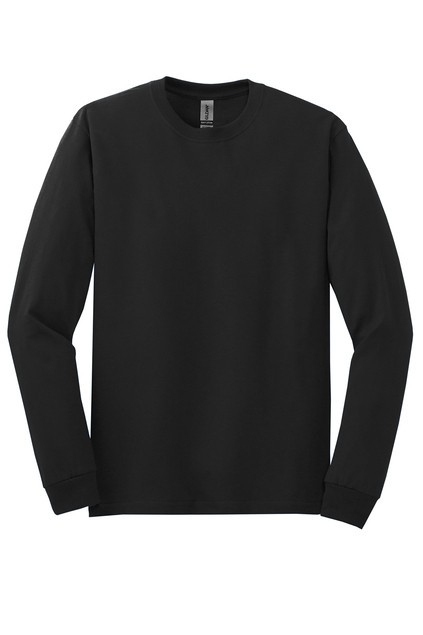 Gildan G540 Heavy Cotton Men's Long Sleeve Crew Neck Plain Blank Stylish T-shirt gallery