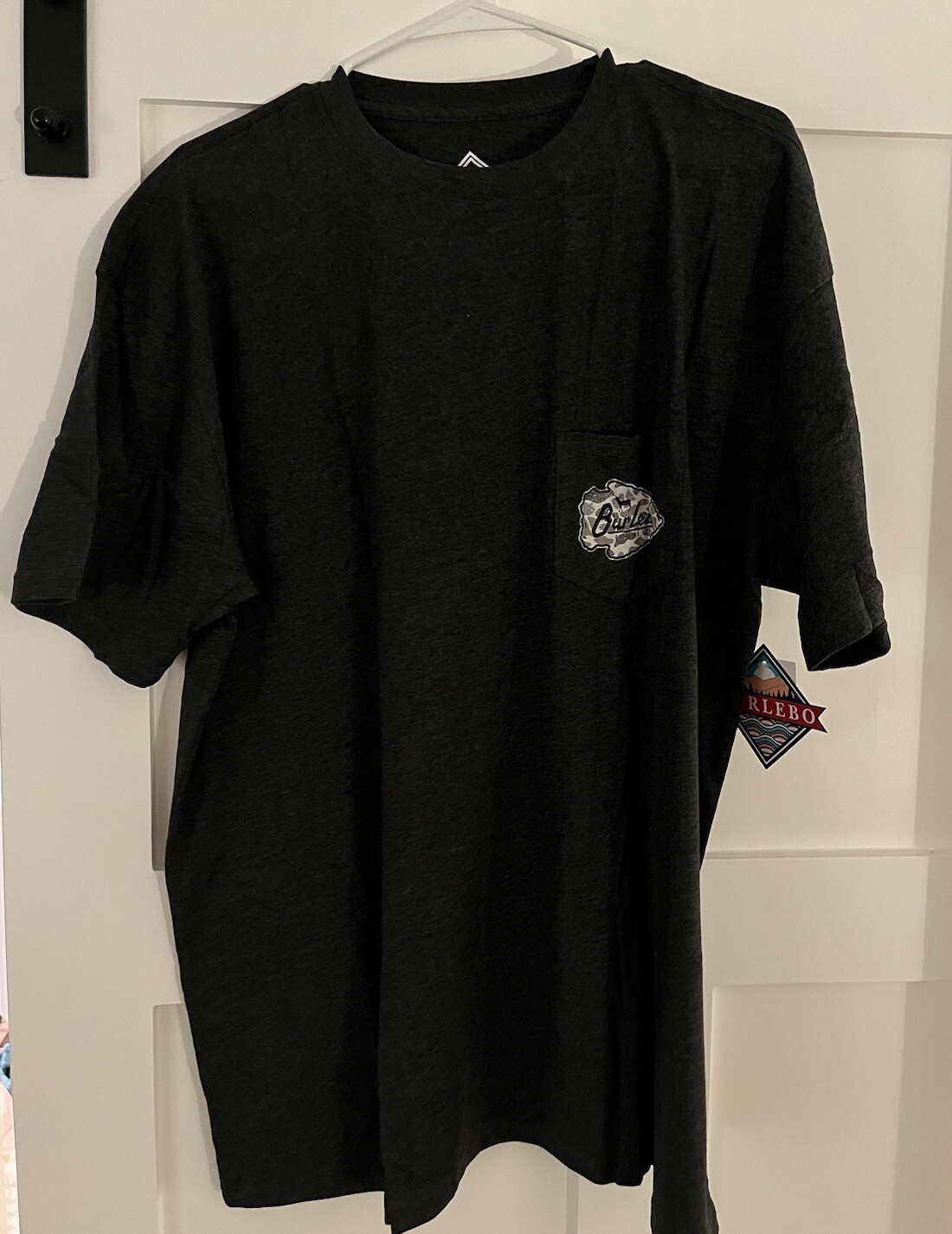 Burlebo Outdoors Men's Camo Deer Arrowhead T-Shirt Size XL NWT Dark Grey gallery
