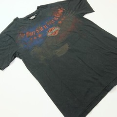 Rare VTG HARLEY DAVIDSON The Other Side of Fear is Courage T Shirt 90s 2000s M
