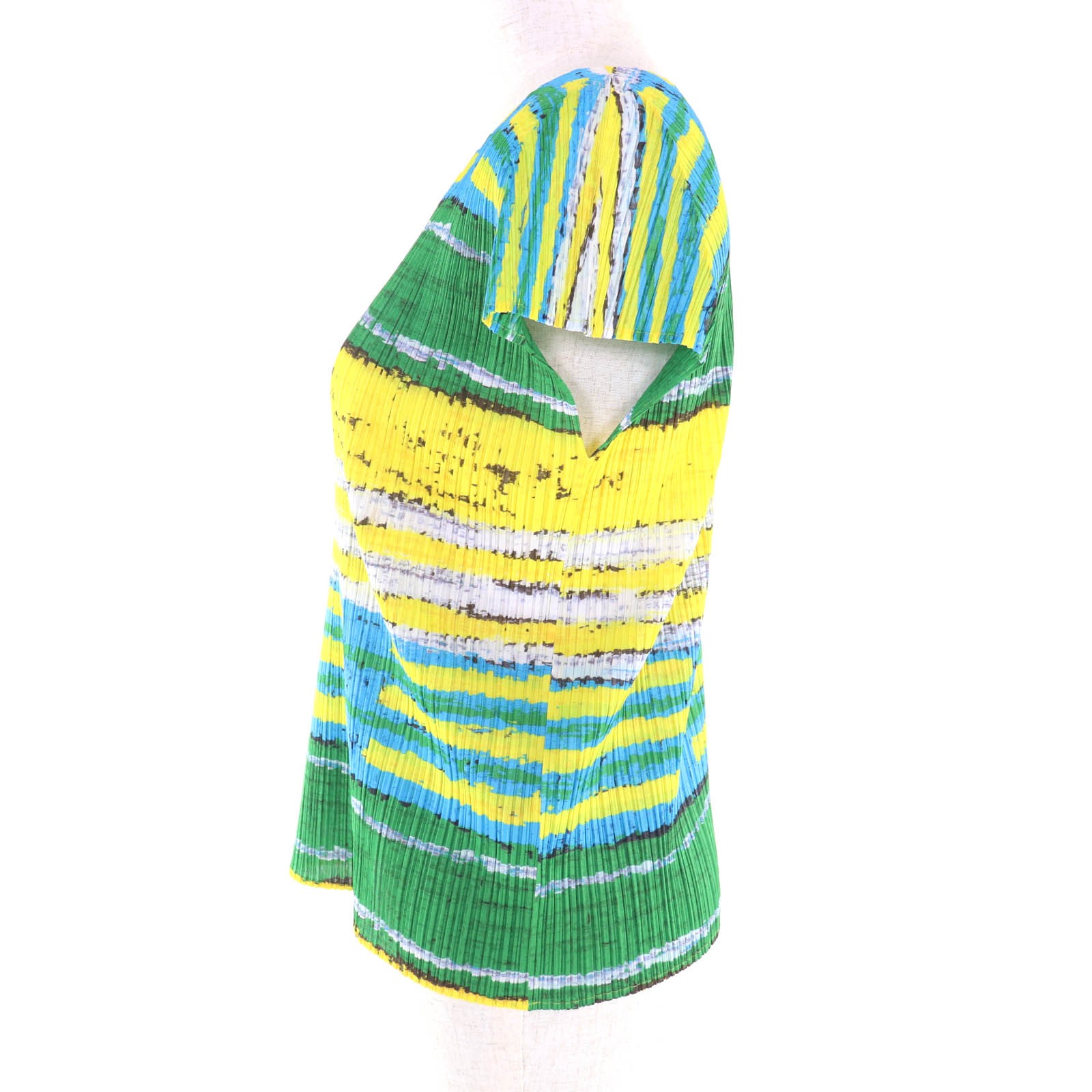 Issey Miyake PLEATS PLEASE PLEATS PLEASE All-over print Polyester T- - DUTY FREE gallery