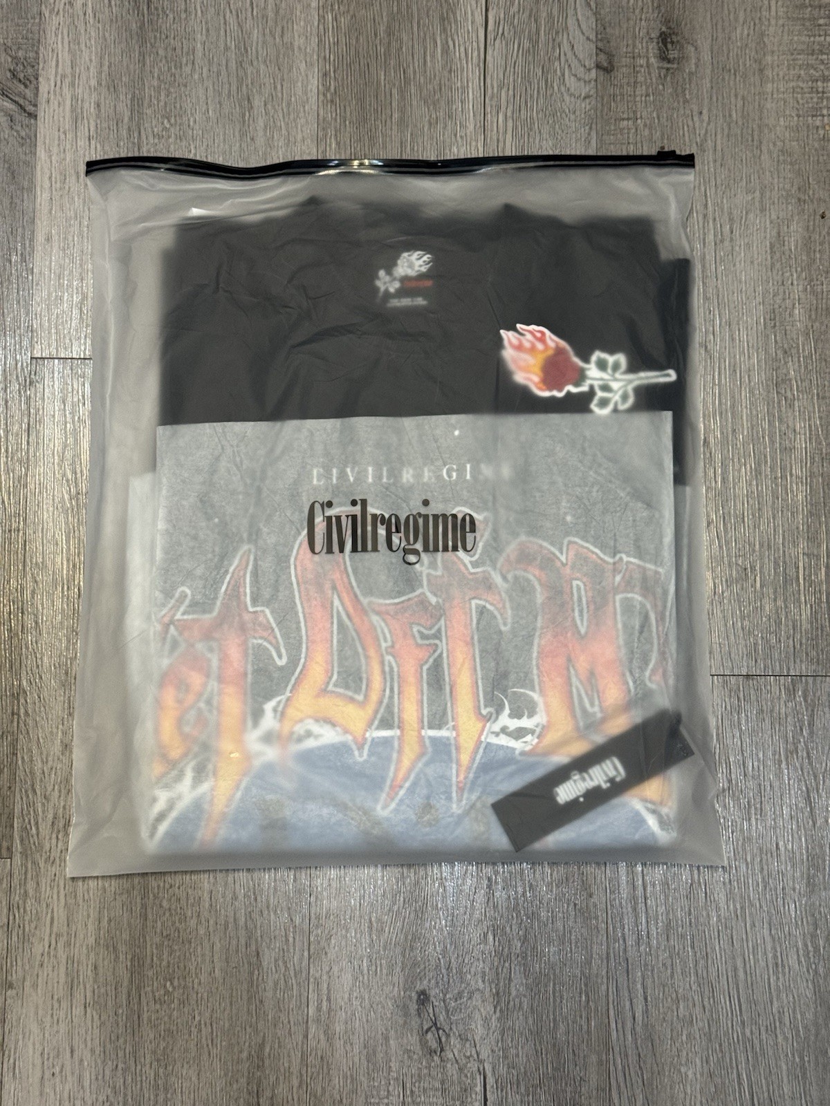 M - Civil Regime Get Off My Dih American Classic Oversized Tee In Black IN HAND✅ gallery