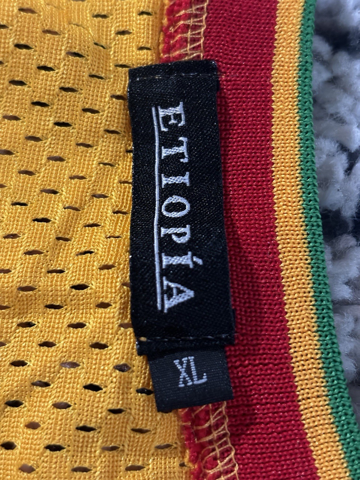 ETHIOPIA Flag Colors Mesh Tank Top Jersey Rasta Reggae Unisex Streetwear gallery