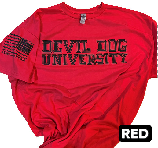 Marine Corps Devil Dog University Military T-Shirt gallery