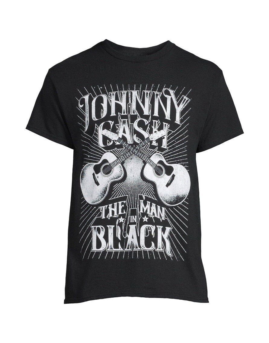 JOHNNY CASH MAN IN BLACK Men's Size S (34-36) Graphic T-Shirt Tee Short Sleeve gallery