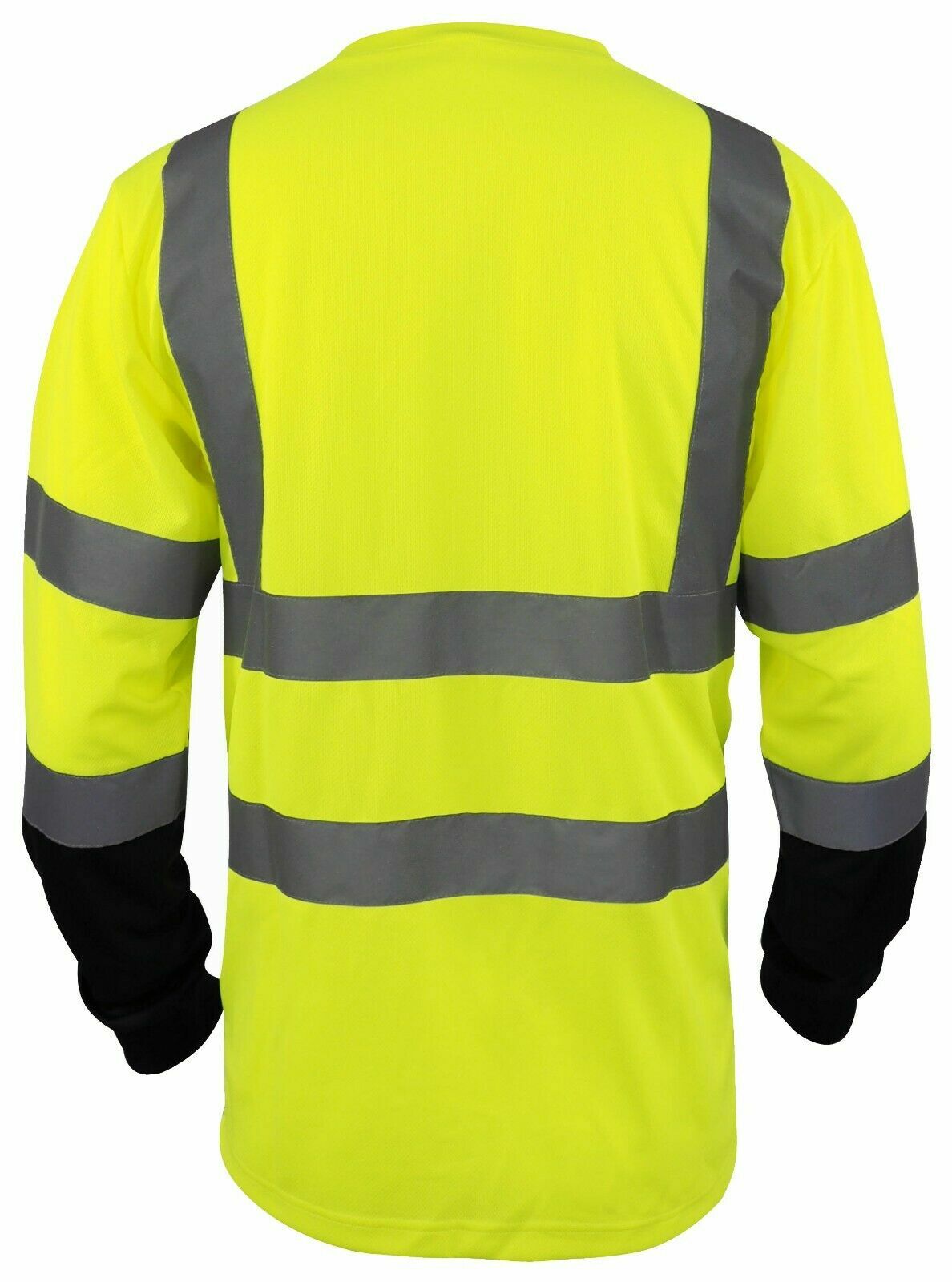 Hi Vis ANSI Class 3 Reflective Safety Green Long Sleeve T Shirts High Visibility gallery