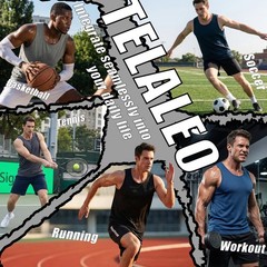 5 Pack Men’s Workout Tank Tops Sleeveless Mesh Muscle Gym Shirt Quick Dry Bla…