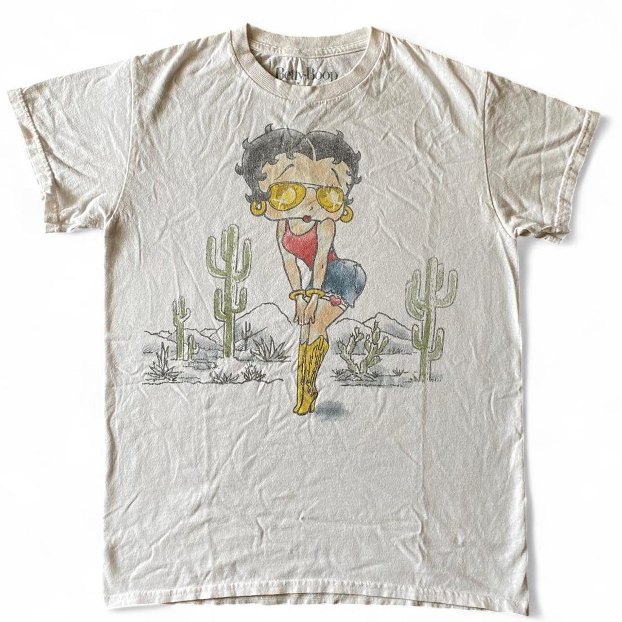 Betty Boop 90s Retro Style White T shirt Unisex tee Men Women tee NH19446