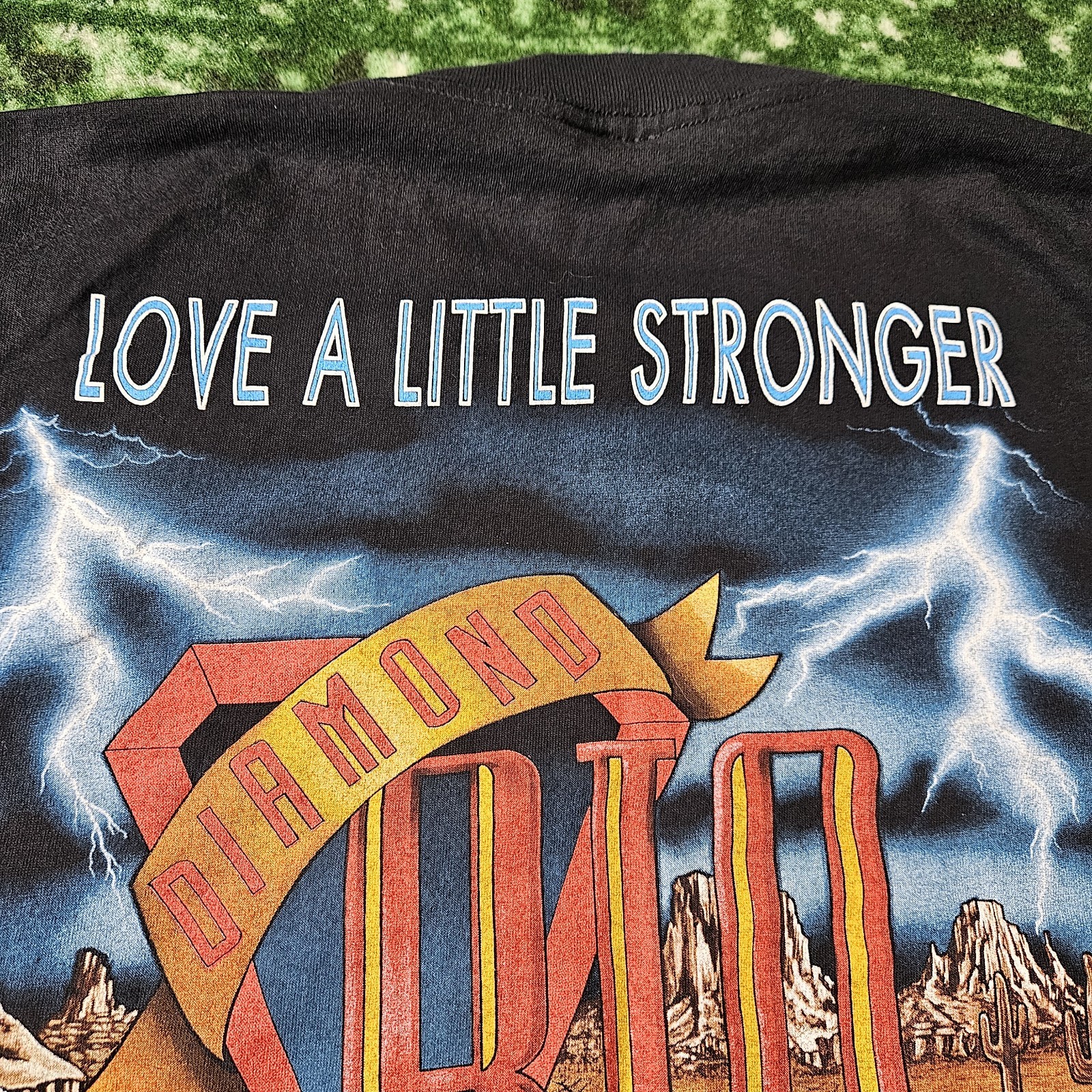 Vintage Diamond Band Tour Shirt Size XL 1994 Rio Love A Little Stronger Music T gallery