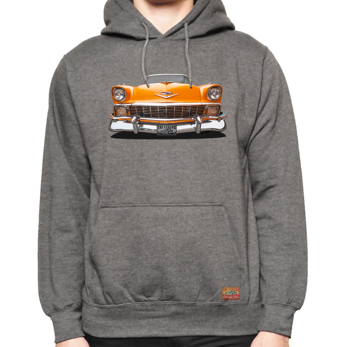 1956 Chevy Bel Air Cassic Car Men's/Unisex Hoodie gallery