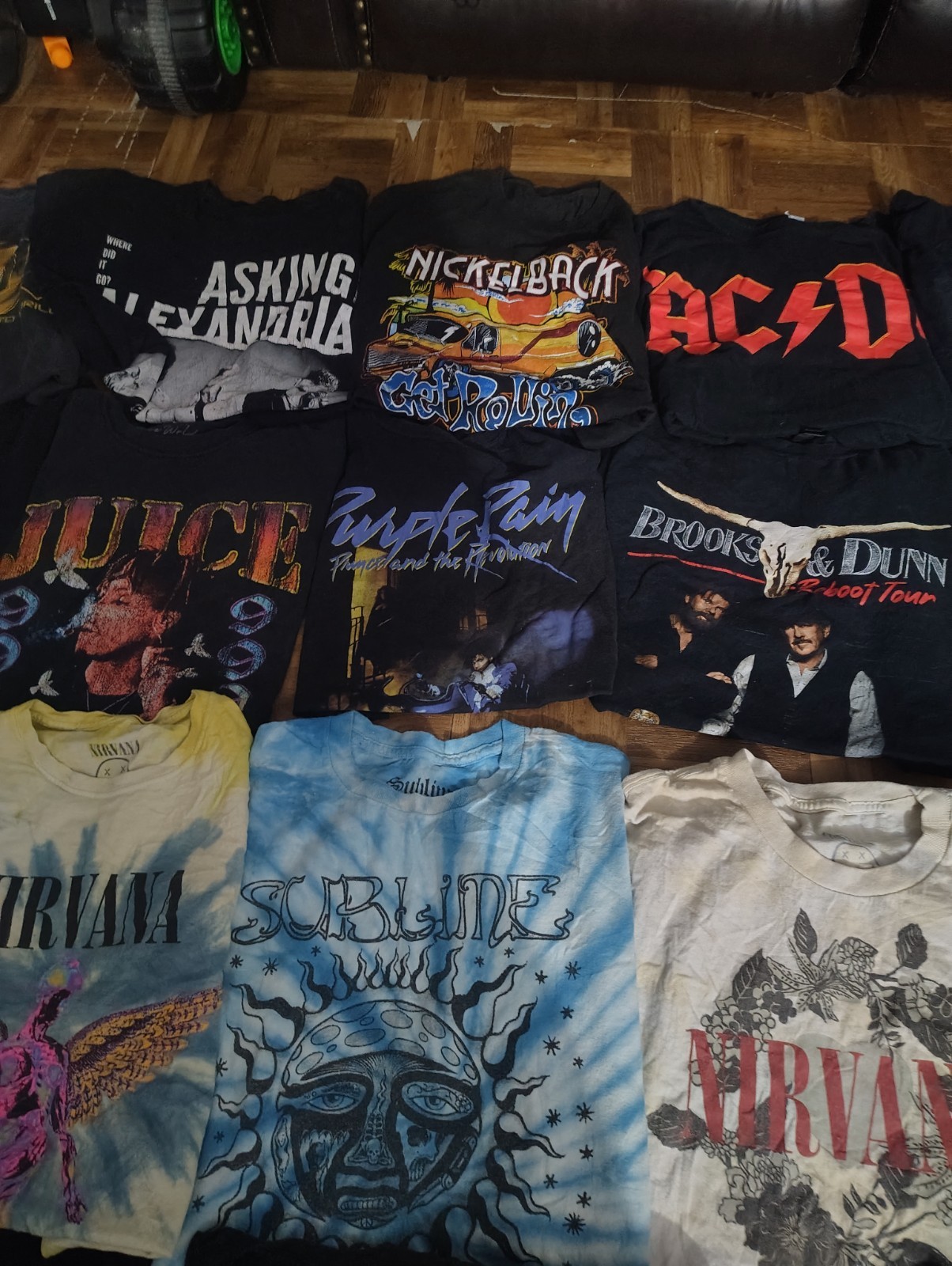 Bundle of 42 Band Tees Various Sizes Reseller Wholesale gallery