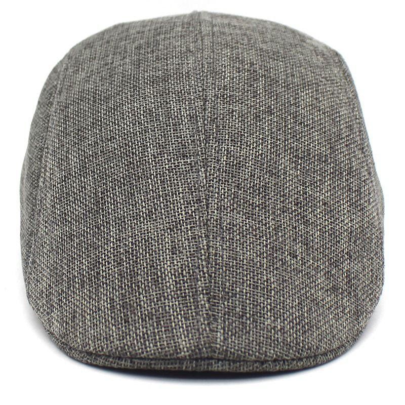 Solid Color Breathable Unisex Short Brim Beret Spring Summer Unisex Dad Hat Peak gallery