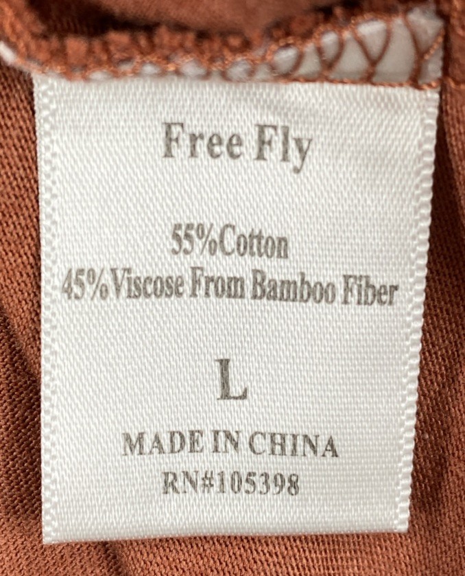 Free Fly Bamboo Heritage Henley Men’s Large Desert Red Sand UPF 50+ gallery