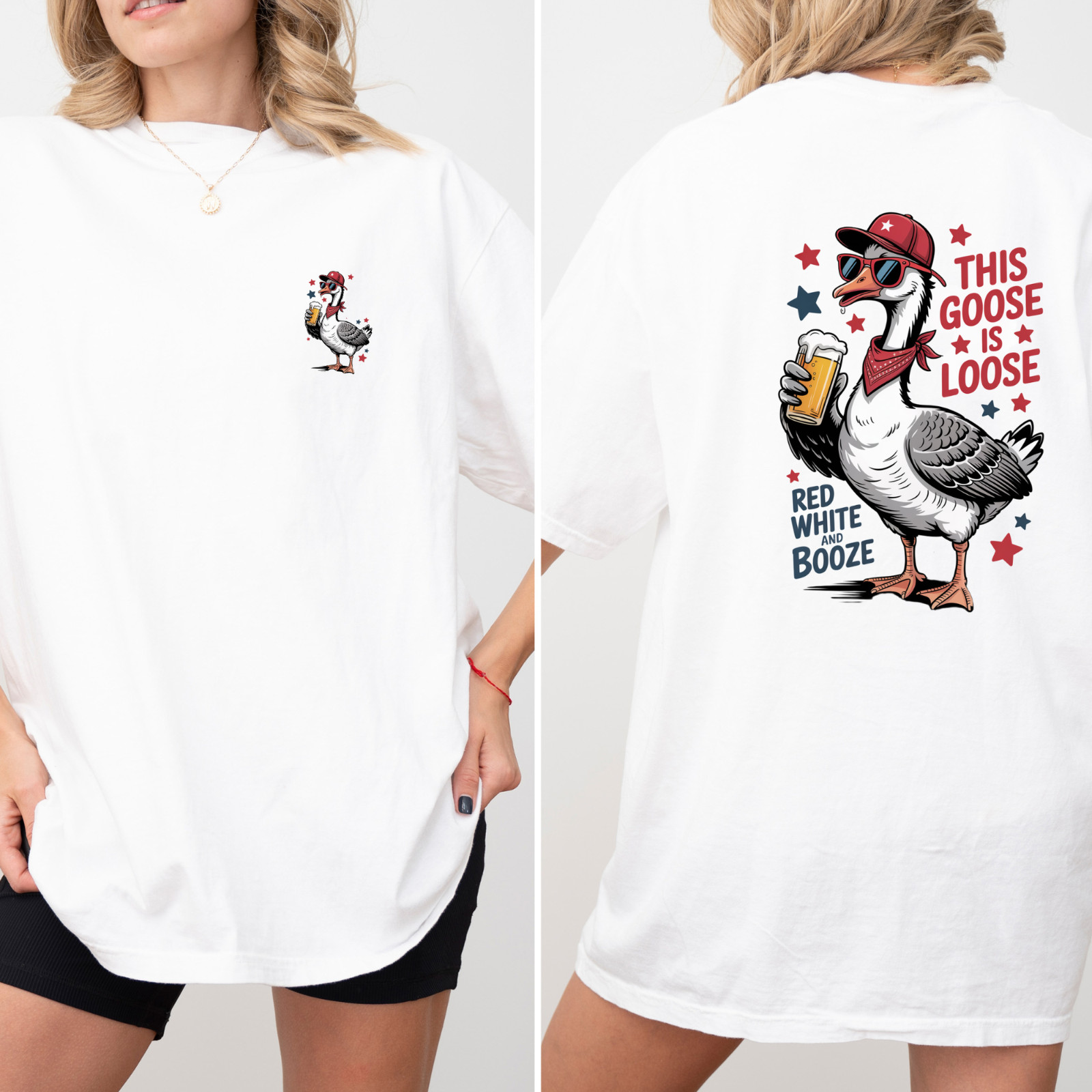 Comfort Colors C1717- Short Sleeve Graphic T-Shirt- White- Size XL