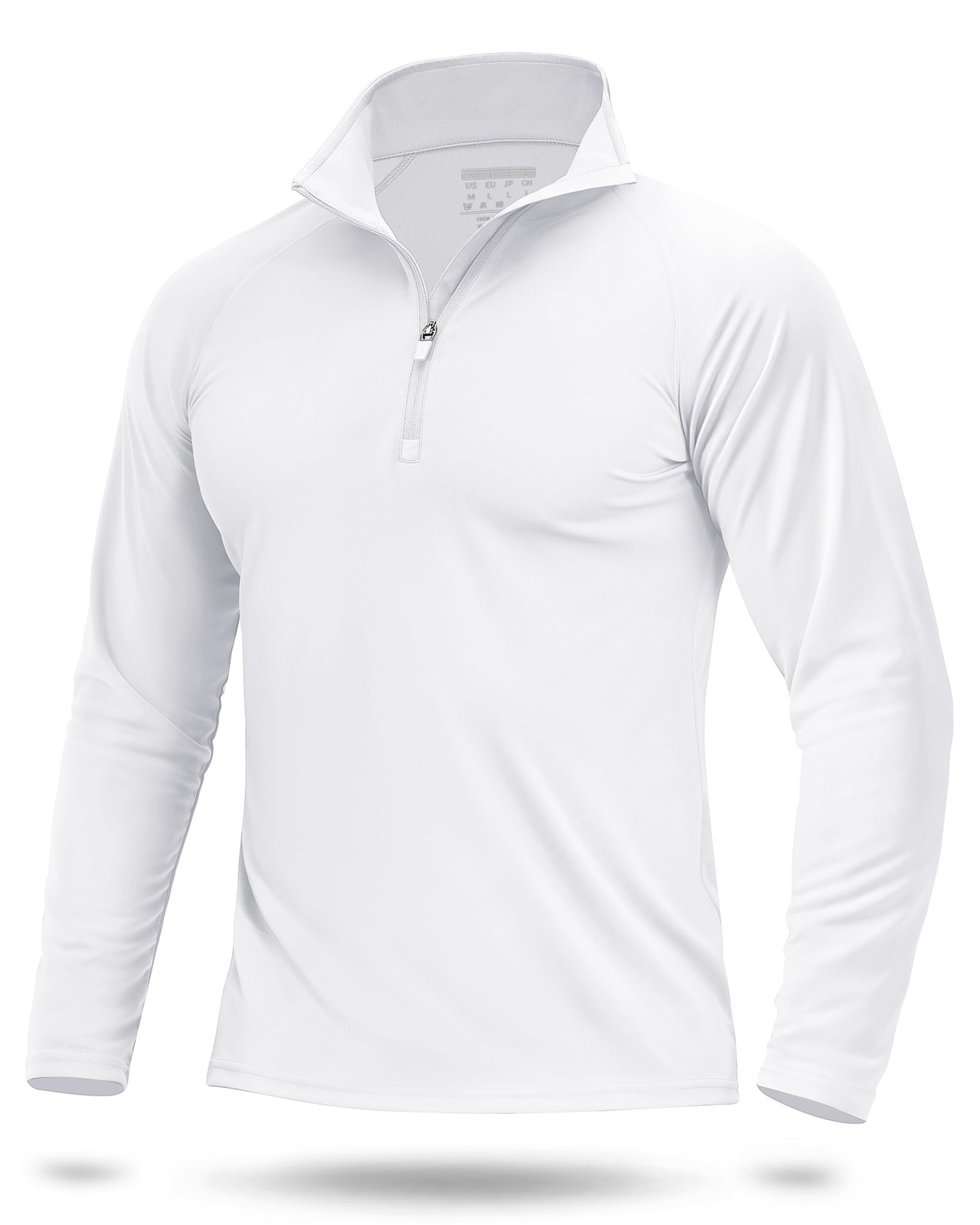 SPF Shirts for Men UPF 50 Shirts Long Sleeve Mens Quarter Zip Pullover Golf L... gallery