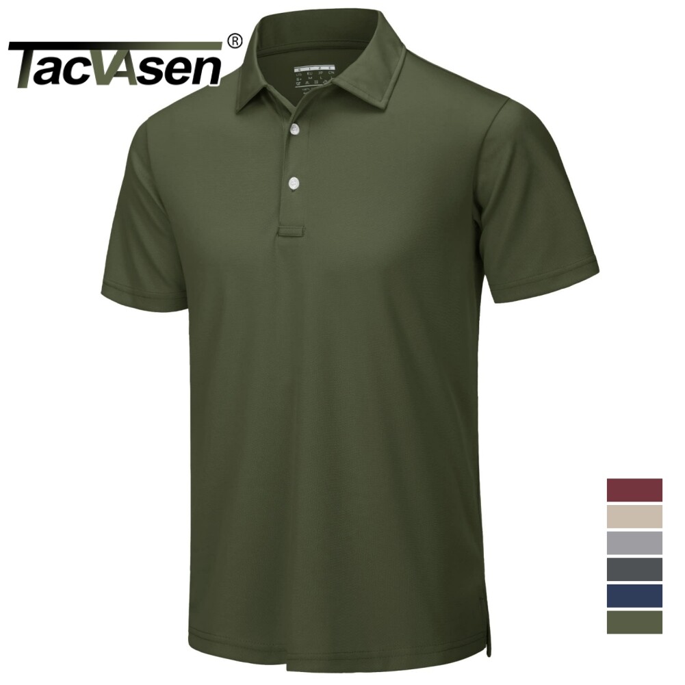 Men's Casual Polo Shirts Short Sleeve Quick Drying Outdoor Golf Causal Work Tops gallery