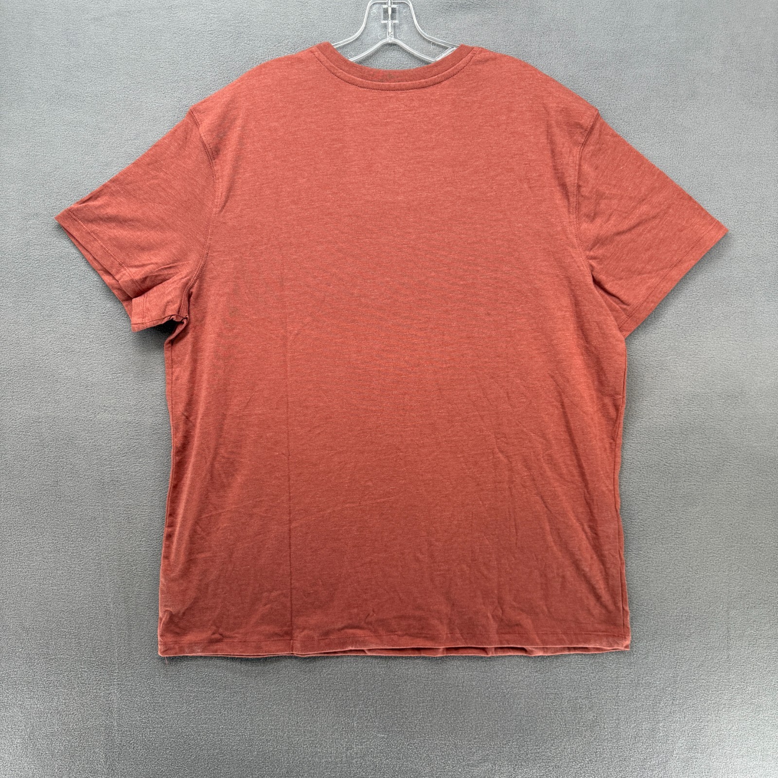 Goodfellow T-Shirt Mens XL Burnt Orange Standard Fit Crew Neck Everyday Wear Tee gallery