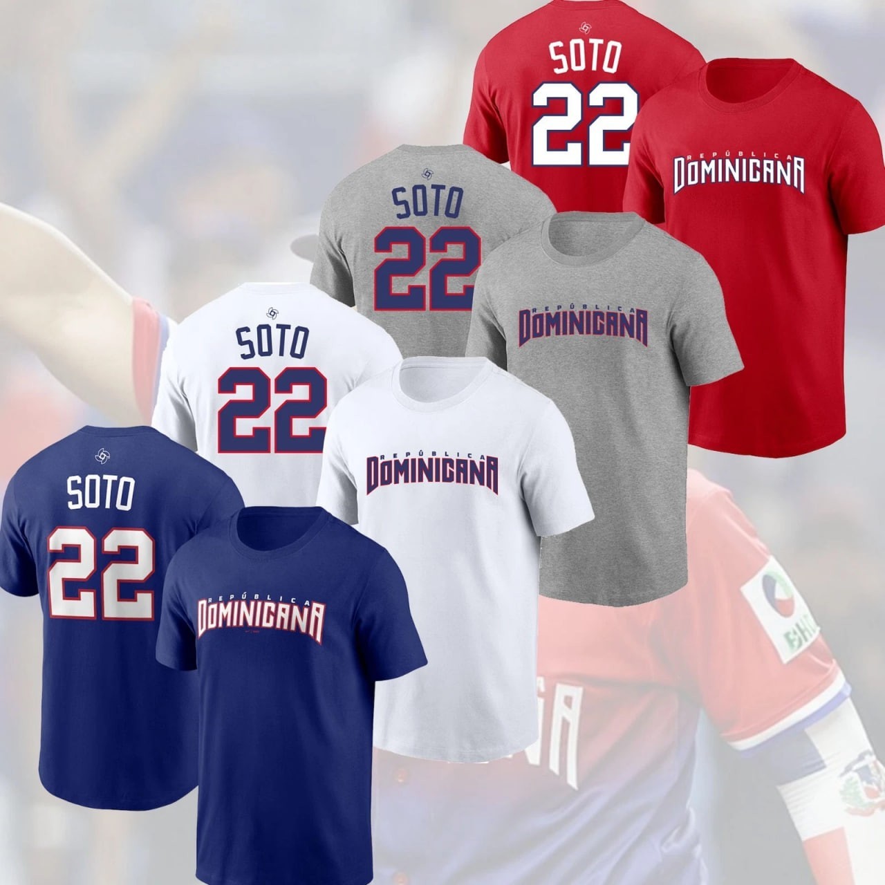 HOT! Juan #22 Sot0 Dominican Republic 2026 Baseball Name & Number Fastship