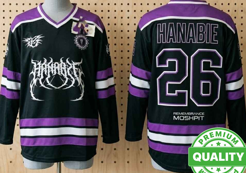 vtg BEST PRICE Hanabie BAND Hockey Jersey All sizes VDF098 gallery