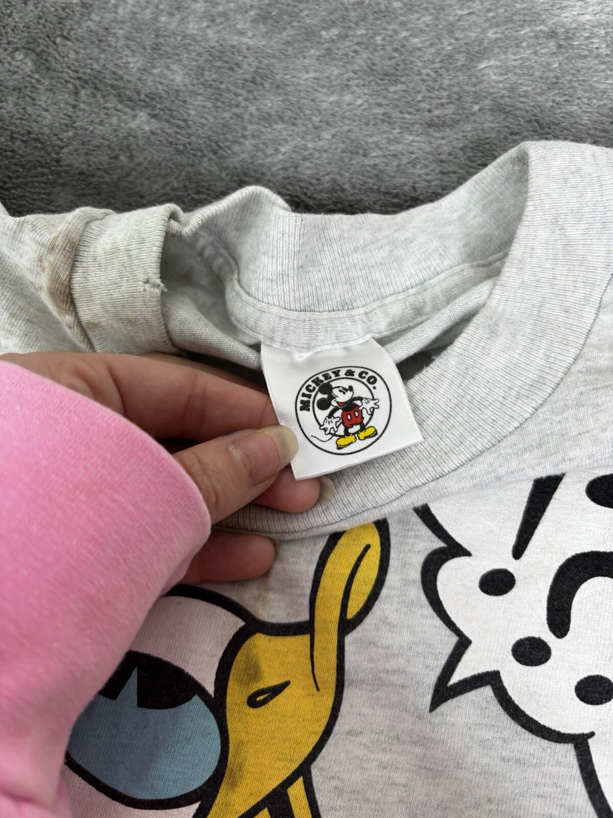 Vintage 90s Disney Donald Duck Short Sleeve T Shirt Men’s Size Large Gray gallery