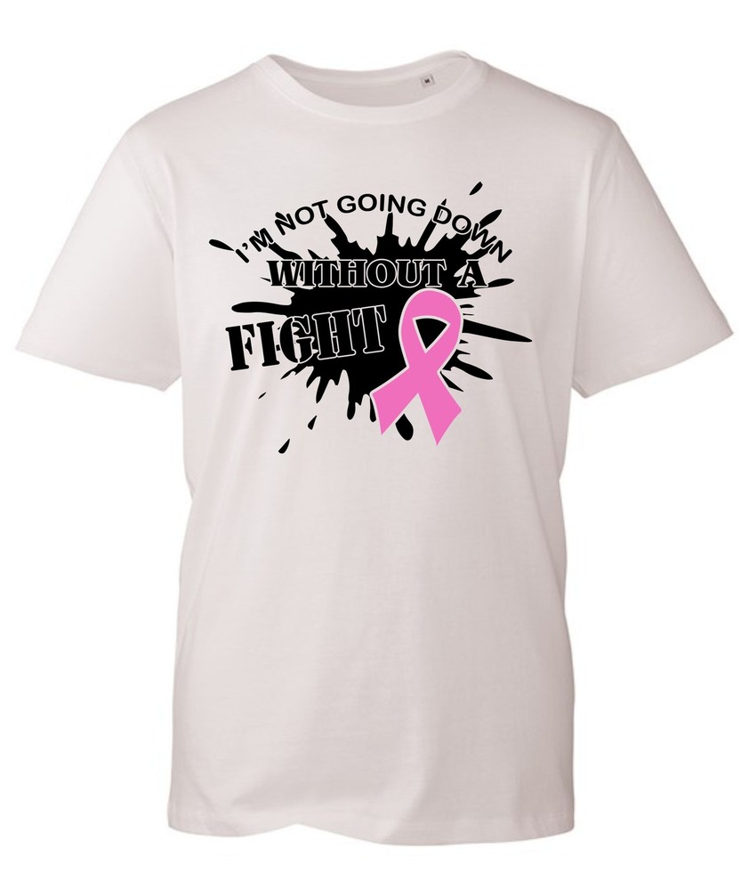 I’m Not Going Down Without Fight Tee,Breast Cancer Awareness Shirt,Support,Gift
