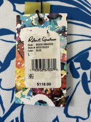 Robert Graham Floral Paisley Short Sleeve T-Shirt L $118 NEW with Tags