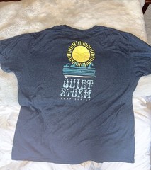 Pacific Men’s XXL Regular Dark Gray/Yellow/Blue Graphic Print Surf Tee