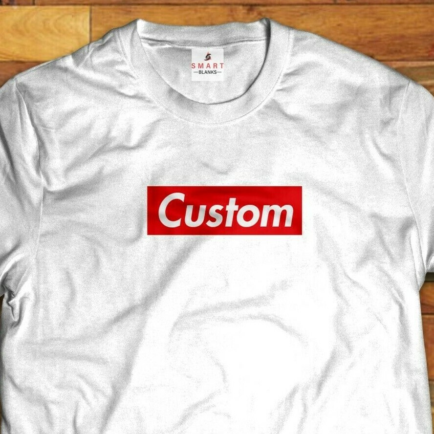Box Logo Custom Text t-shirt hype gallery