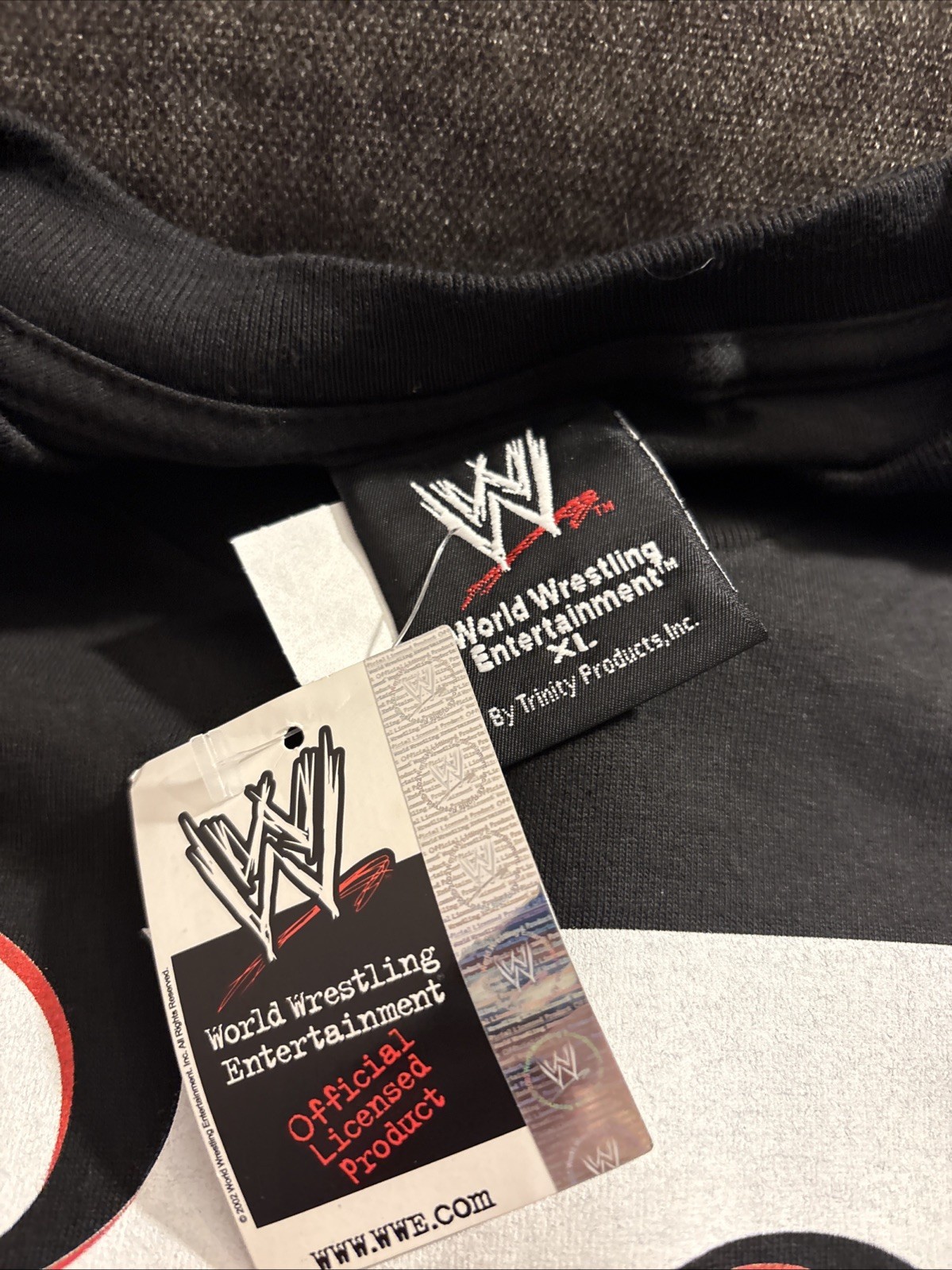 WWE Vintage Rey Mysterio Many Faces Shirt 2002 New With Tags Size XL gallery