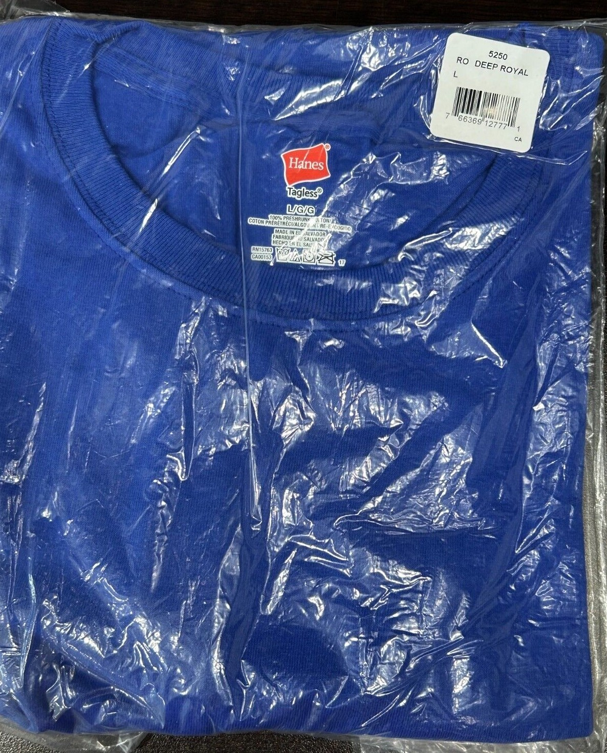 Hanes Tagless 100% Preshrunk Cotton Men's Size Large Tee Shirts Many Colors gallery