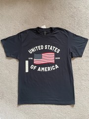 USA 250th Anniversary Combo Set Hat & T-Shirt Mens Large 1776-2026 Patriotic