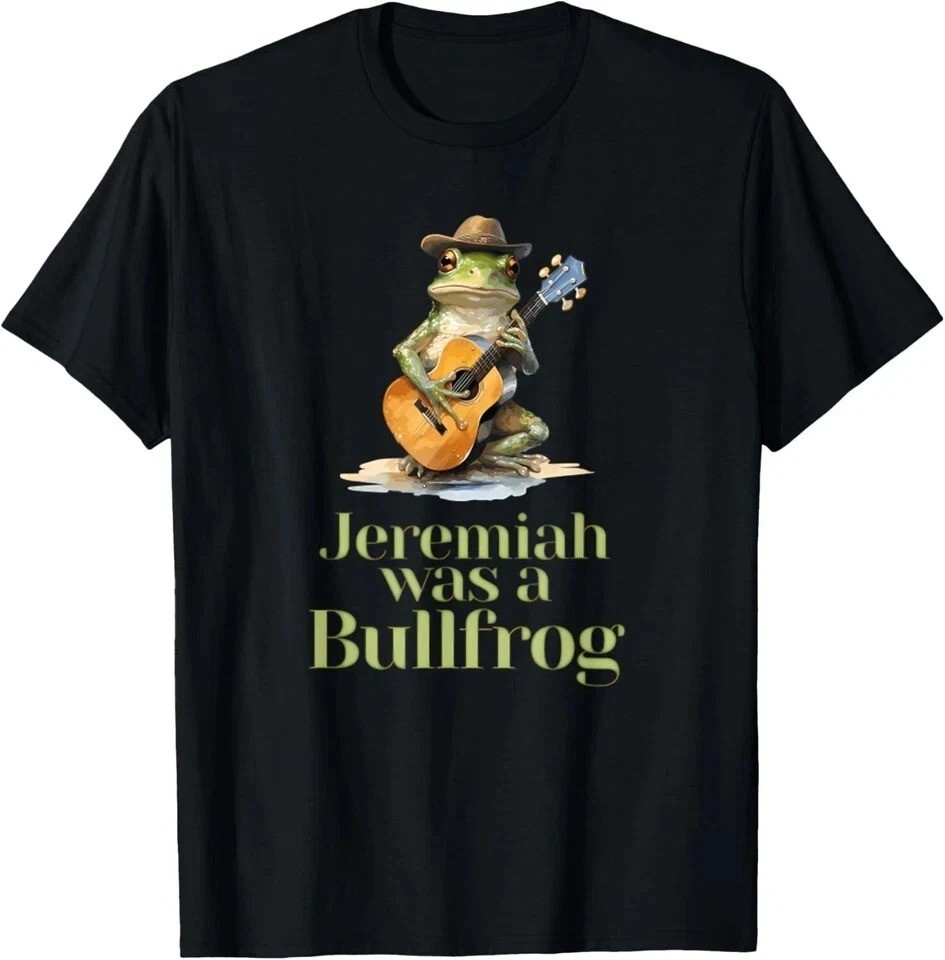 Jeremiah Was A Bullfrog Retro Music Nostalgia Funny 70s Vibes T-Shirt gallery