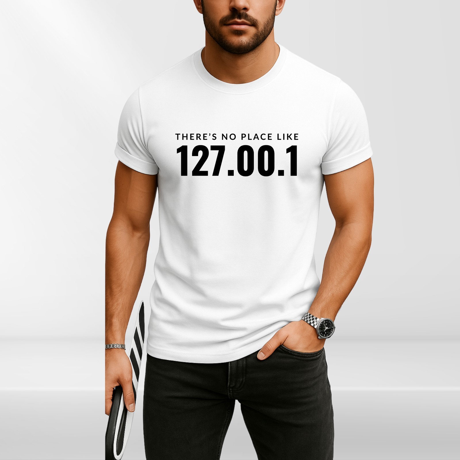 There’s No Place Like 127.0.0.1 T-Shirt, Hoodie & Sweatshirt – Funny Tech Geek gallery