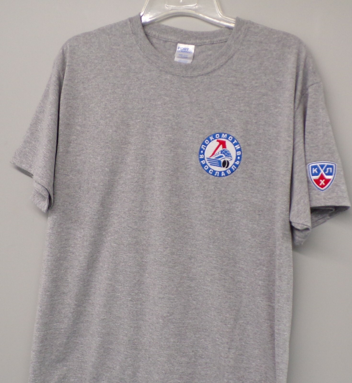 KHL HC Lokomotiv Yaroslavl Hockey Adult Embroidered T-Shirt S-6XL, LT-4XLT New gallery