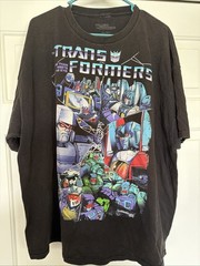 Y2K Transformers T Shirt Deceptions Megatron Large Print Size XXL