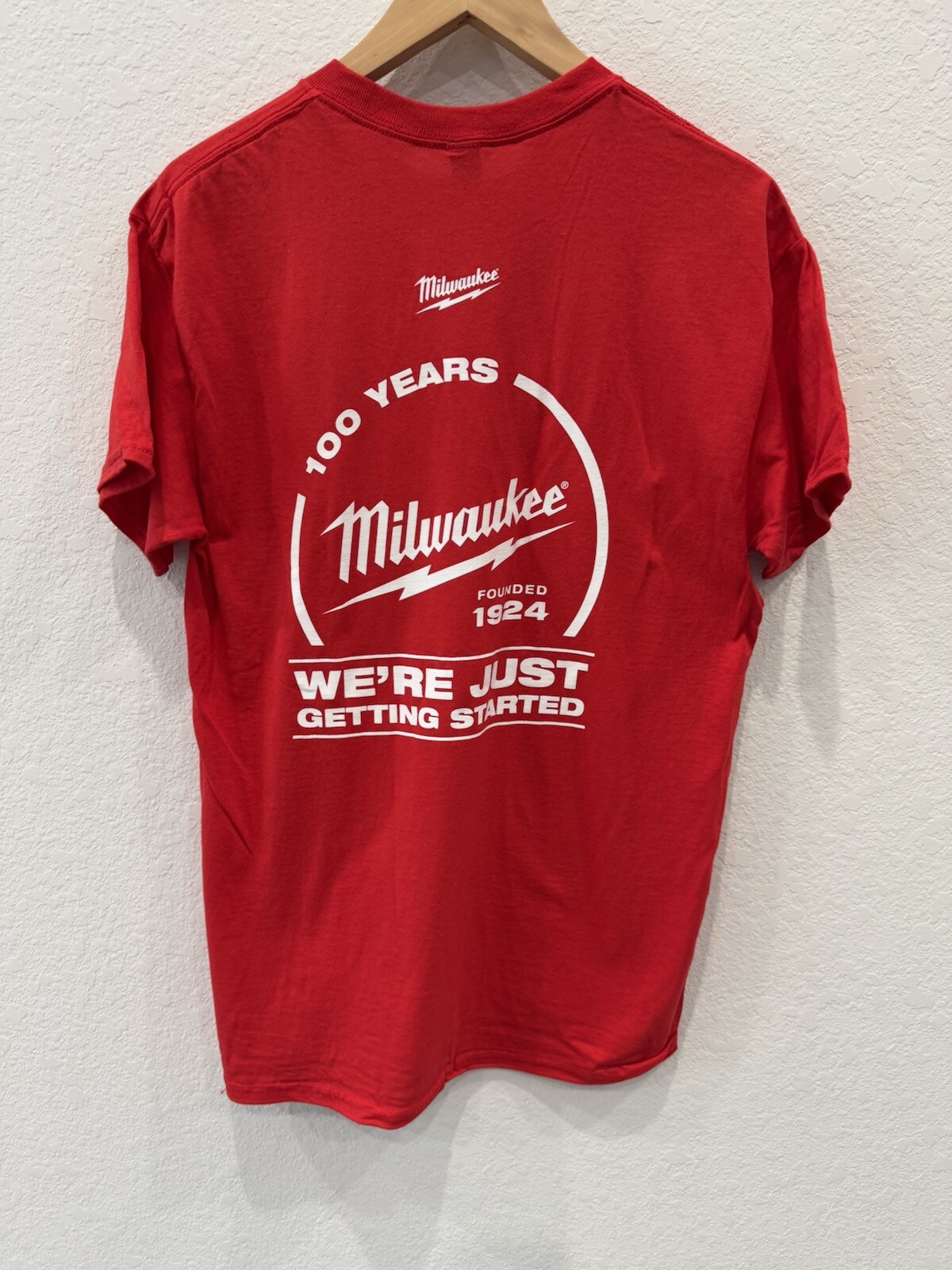 Milwaukee T Shirt Unisex Graphic Print Celebrating 100 Years M medium NEW gallery