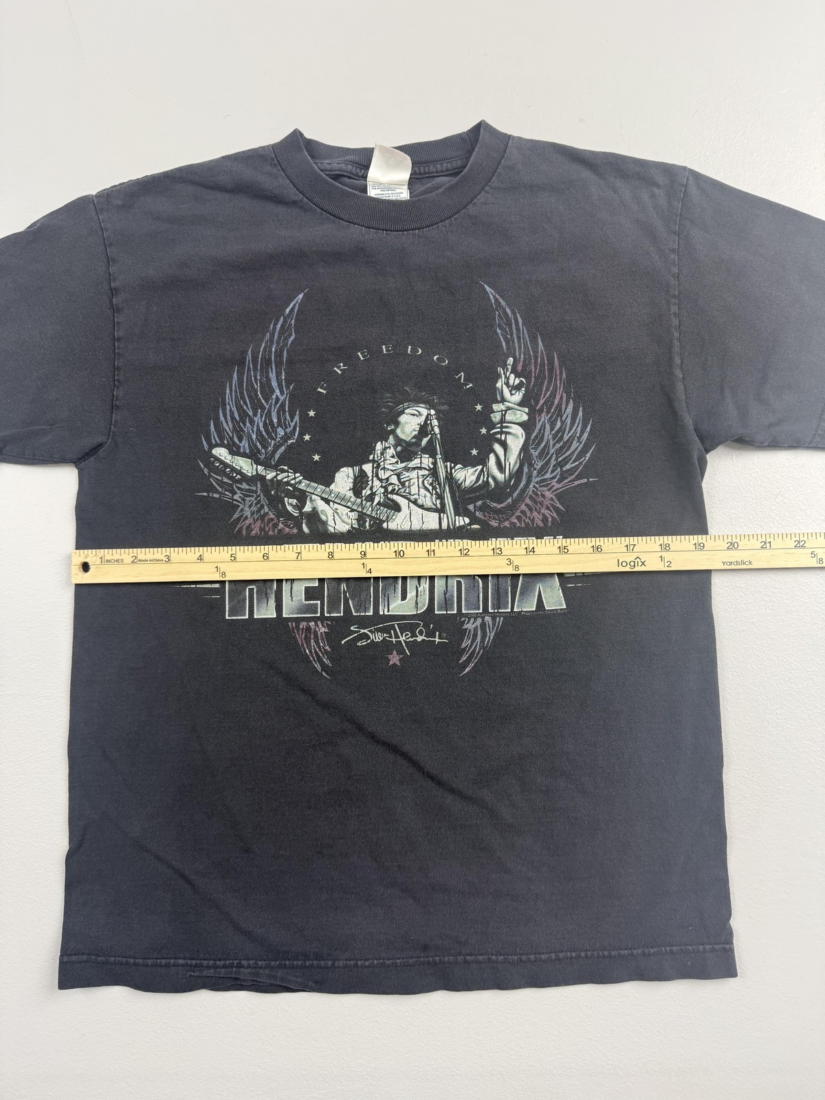 Alstyle Shirt Mens Medium Black Jimi Hendrix Freedom Graphic Tee Rock Band gallery