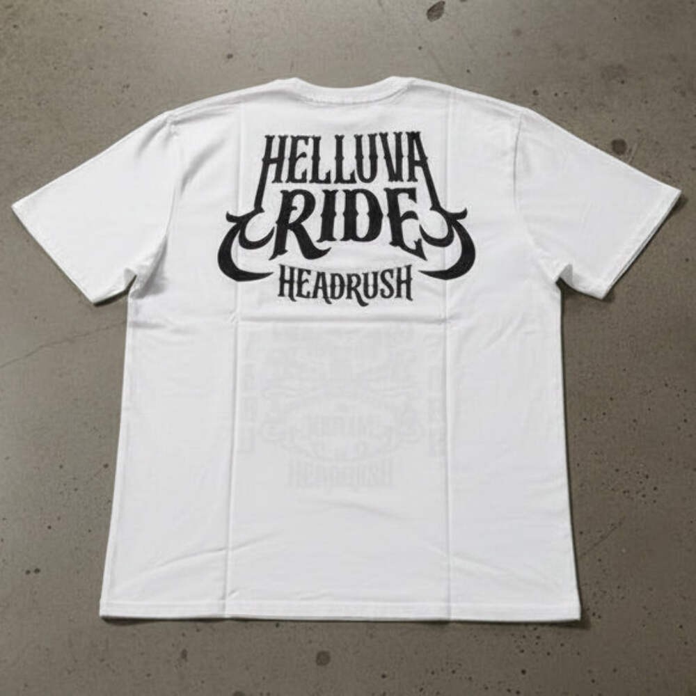 *HEADRUSH* (White) ~Helluva Ride~ Short Sleeve T-Shirts gallery