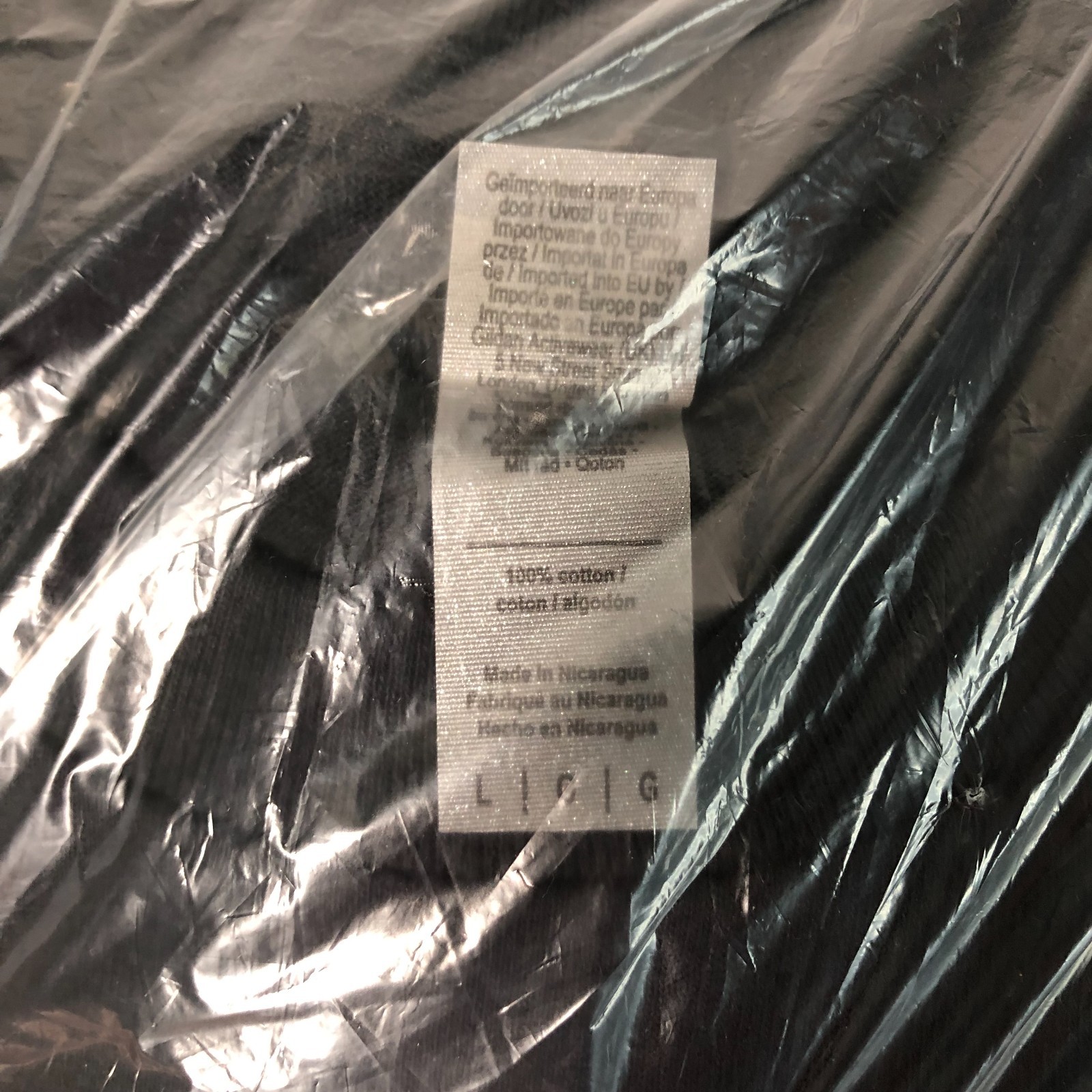 Gildan Mens Heavy Cotton (LOT Of 4) Black Large Plain Adult T-Shirt Tee G5000 gallery