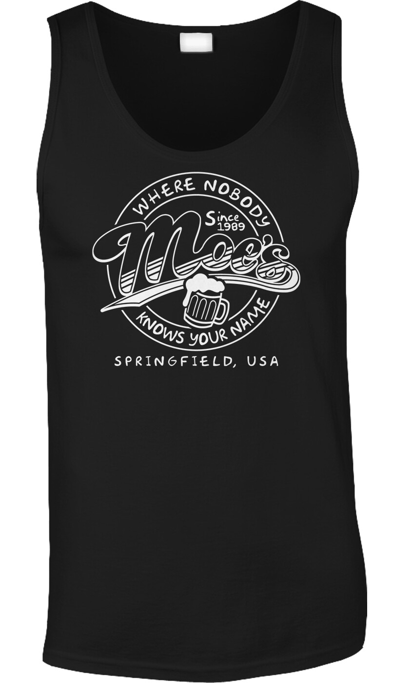 Parody 90s TV Show Series Cartoon Quotes Comedy Springfield Bar Funny Mens Tank