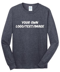 Ink Stitch Design Your Own Custom Cotton Long Sleeve Shirt