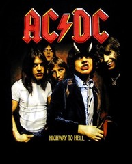 AC/DC cd cvr HIGHWAY TO HELL Official Black SHIRT Size XXL 2X new