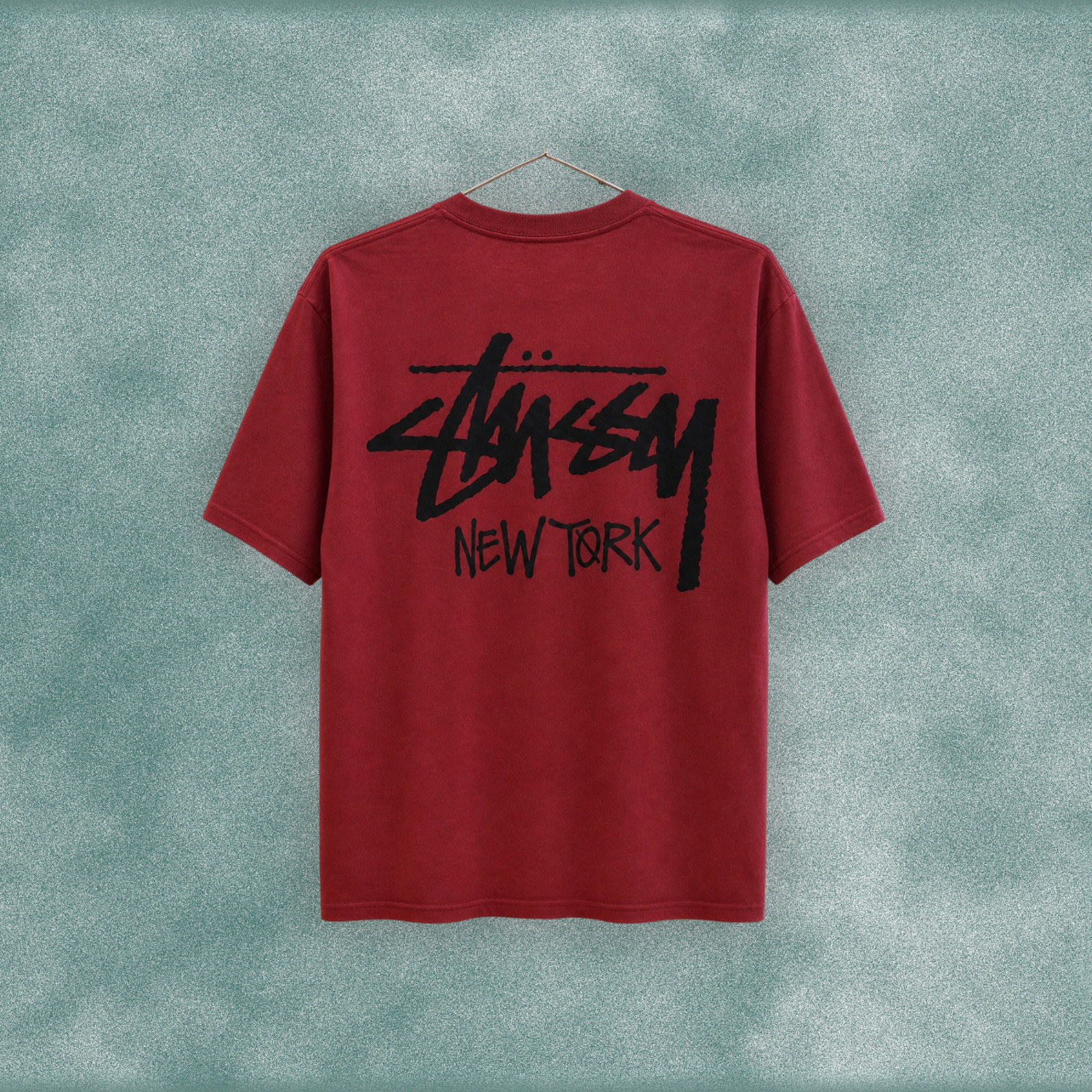 Stüssy New York Chapter Tee Rare Oxblood Colorway Size Large NWOT